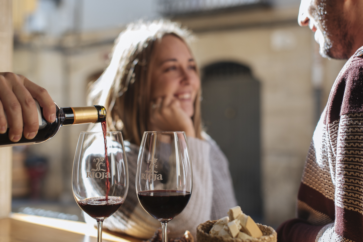copas de vino Rioja
