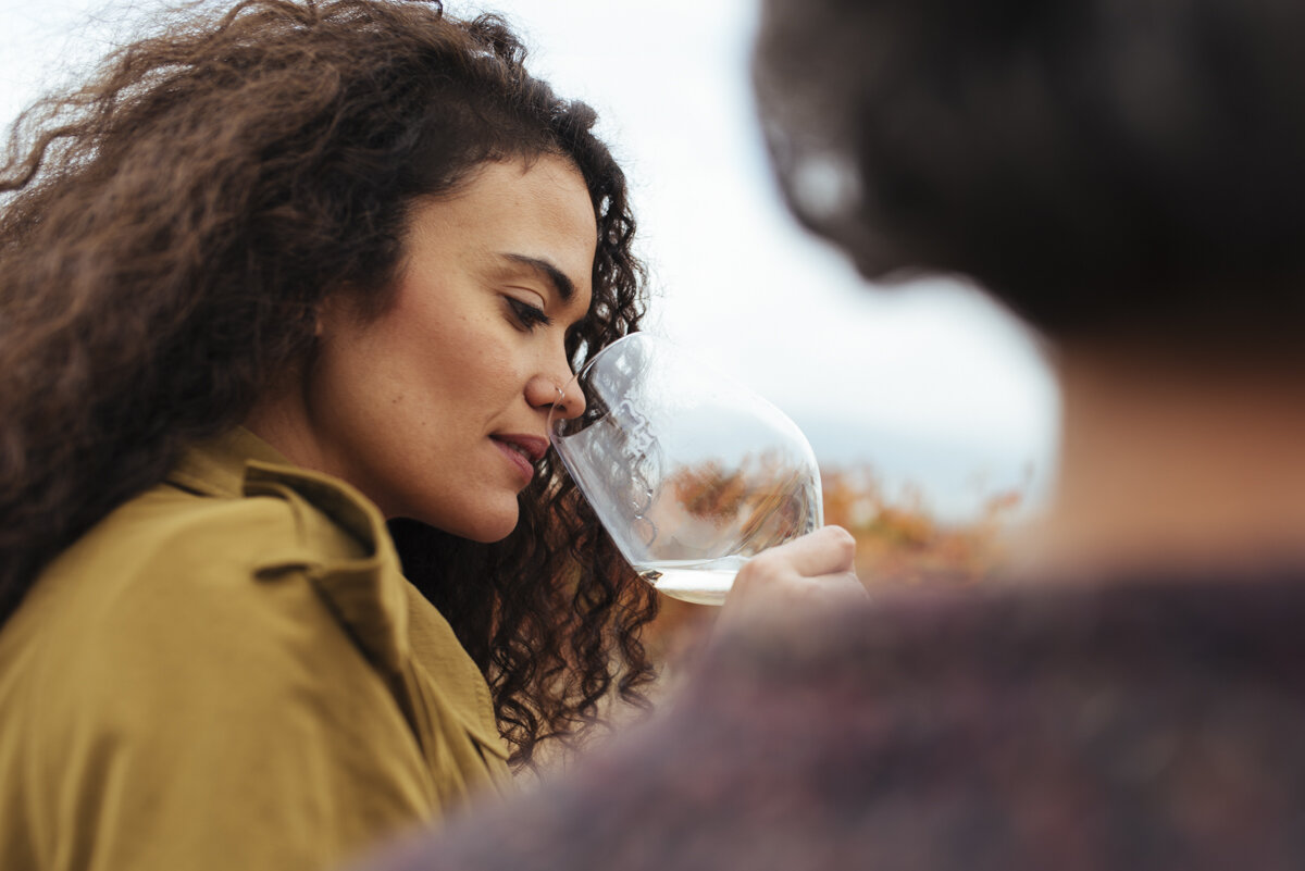 el olfato en la cata de vinos